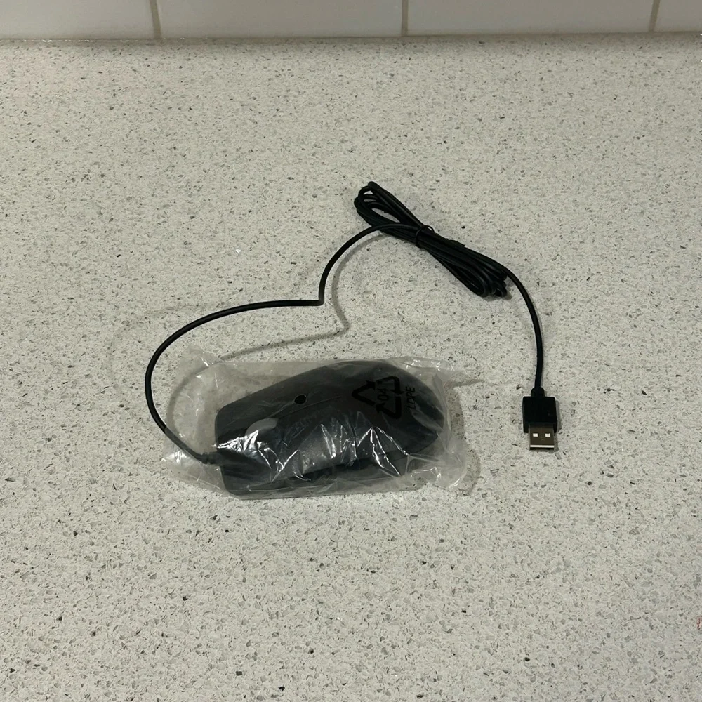 Black USB Computer Mouse